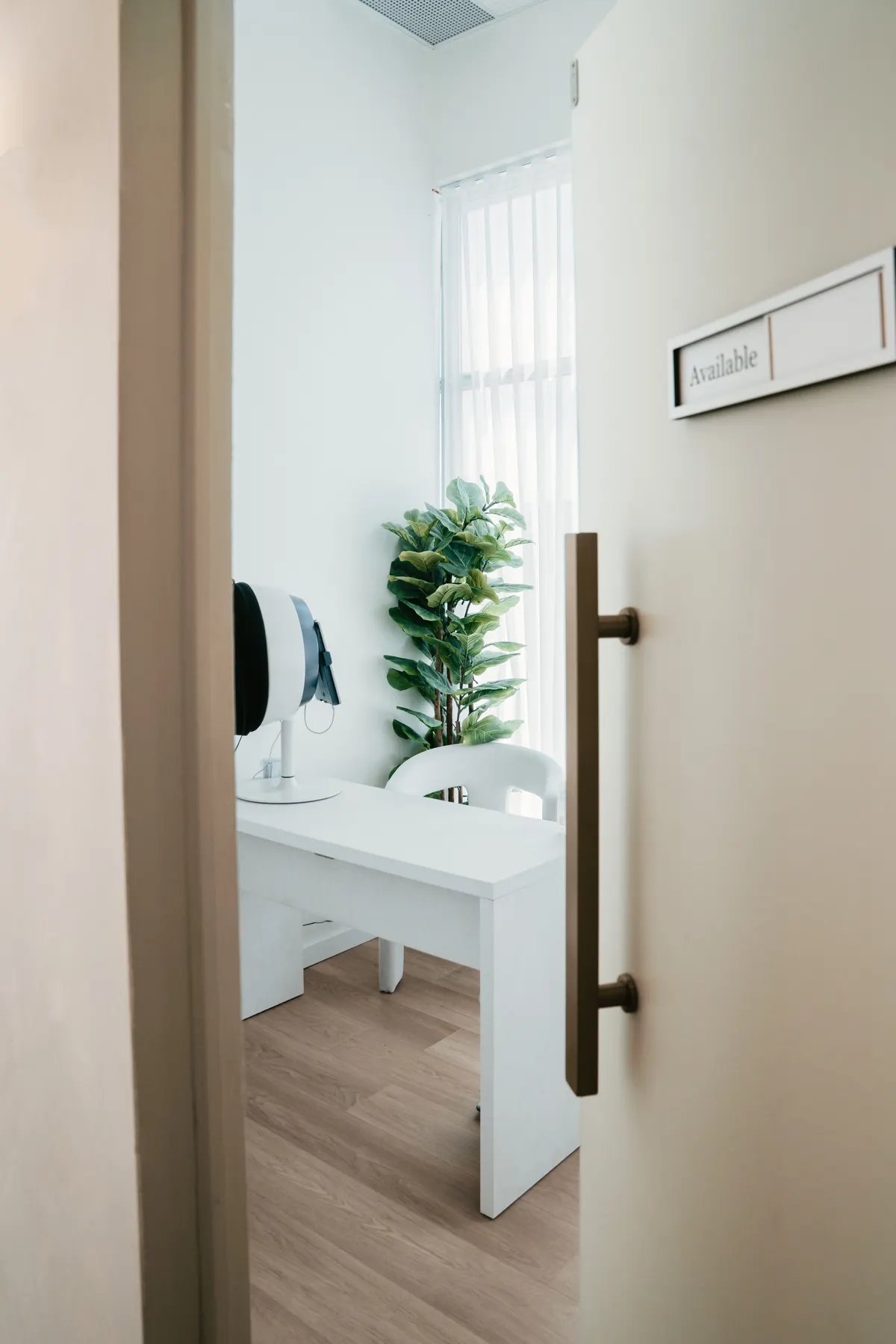 The assessment room at Bradford Skin Clinic